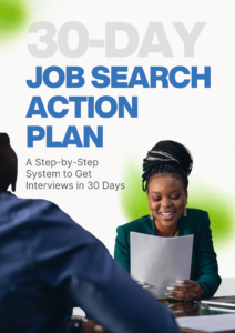 30-Day Job Search Plan
